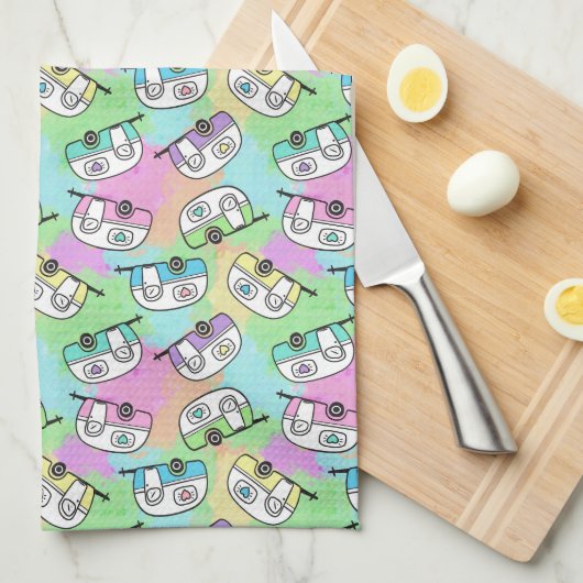 RV Camping Trailer Theedoek (Quarter Fold)