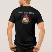 RV Camping Vaderdag Custom Beste Papa Ooit Tri-Blend Shirt (Achterkant)