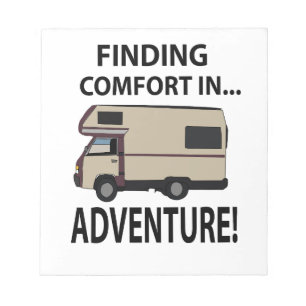 RV-campingavontuur Rving Notitieblok