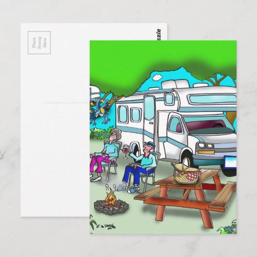 RV-Cartoon 9475 Briefkaart (Voorkant / Achterkant)