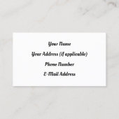 RV CARTOON VISITEKAARTJE (Achterkant)