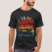RV Co-Pilot Camping Funny  Motorhome Travel T-shirt (Voorkant)