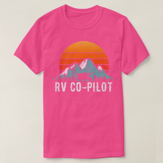 RV Co-Pilot Shirt Motorhome Vacation Cadeaubon (Design voorkant)