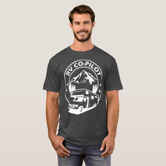 RV CoPilot Funny RV Gifts Camping RV Gift T-shirt (Voorkant volledig)