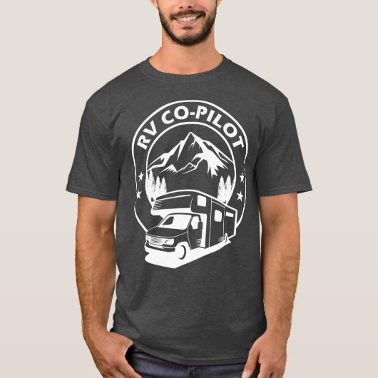RV CoPilot Funny RV Gifts Camping RV Gift T-shirt (Voorkant)