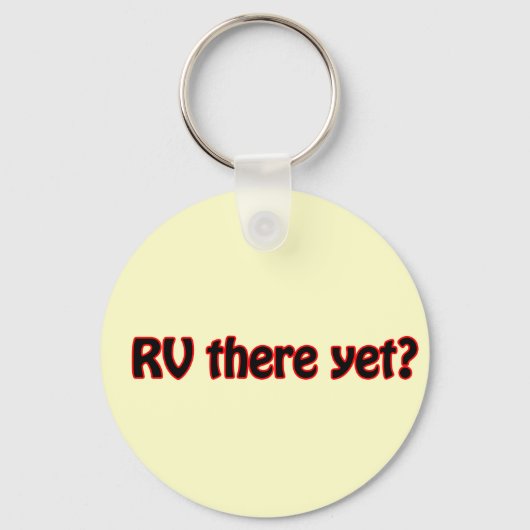 RV daar al? Sleutelhanger (Voorkant)