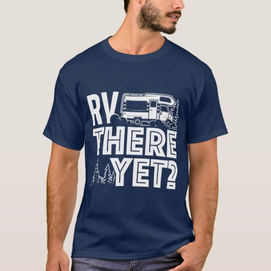 RV Daar is nog maar een gelukkige glampercampagne T-shirt (Voorkant)