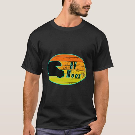 RV en het kamperen wijze T-shirt (Voorkant)