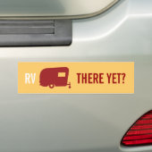 RV er al? - Humor van de reisaanhangwagen Bumpersticker (Op auto)