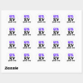 RV er al? Ronde Sticker (Vel)