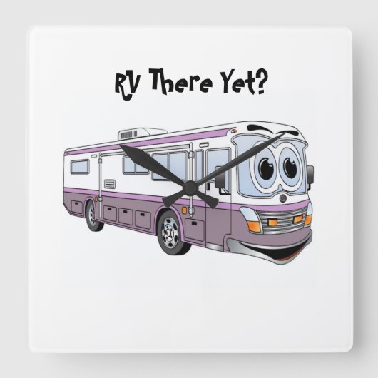 RV ER IS NOG EEN KLOT. VIERKANTE KLOK (Voorkant)