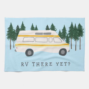 RV ER NOG? Campervan Camping RVing Trees Forest Theedoek