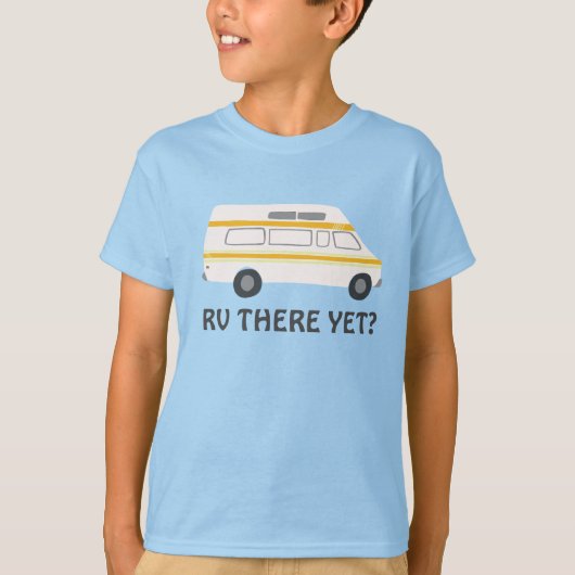 RV ER NOG?  campervan vanlife CUSTOM T-shirt (Voorkant)