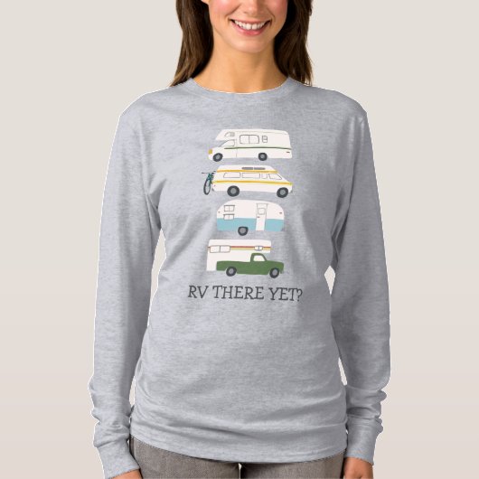 RV ER NOG? Campervan vanlife RV Trailer CUSTOM T-shirt (Voorkant)