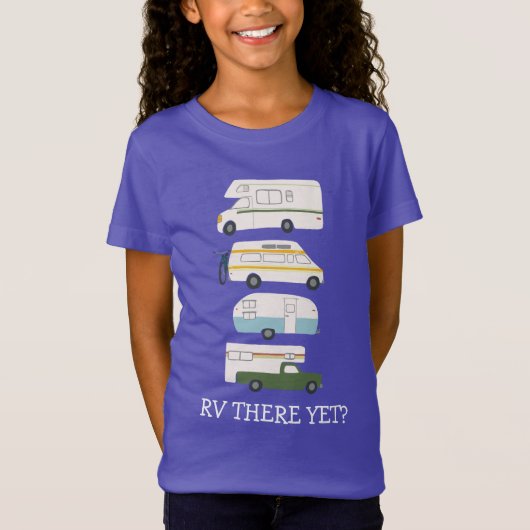RV ER NOG? Campervan vanlife RV Trailer CUSTOM T-shirt (Voorkant)