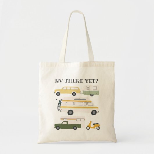 RV ER NOG? Campervan vanlife Trailer CUSTOMIZE Tote Bag (Voorkant)