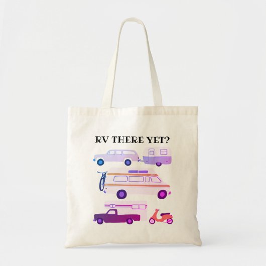 RV ER NOG? Campervan vanlife Trailer CUSTOMIZE Tote Bag (Voorkant)