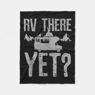 Rv er nog_ Grappige Vintage Camping Road Trip Camp Fleece Deken