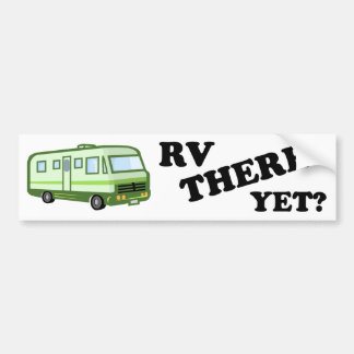 RV ER NOG? (groen) Bumpersticker