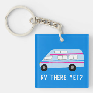 RV ER NOG? Vintage Van Motorhome Campervan Sleutelhanger