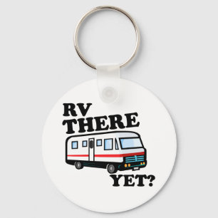 RV ER NOG? (wit) Sleutelhanger