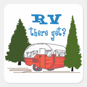 RV er Vierkante Sticker