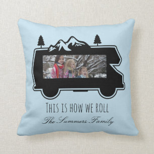 RV foto gepersonaliseerde camper aanhangwagen op m Kussen