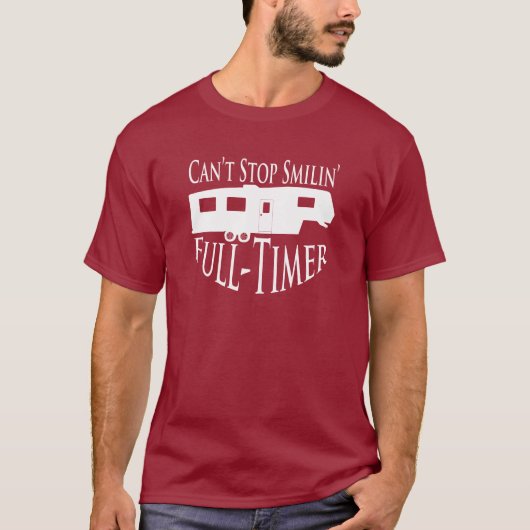 RV Fulltimer - 5e wiel T-shirt (Voorkant)