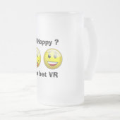 "RV Happy"-Mok Matglas Bierpul (Voorkant rechts)