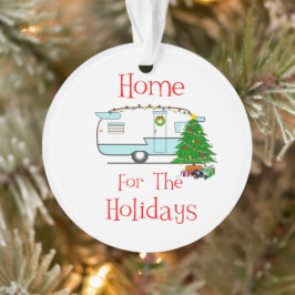 RV Home voor de Feestdagen Ornament