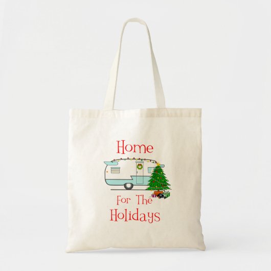 RV Home voor de Feestdagen Tote Bag (Voorkant)