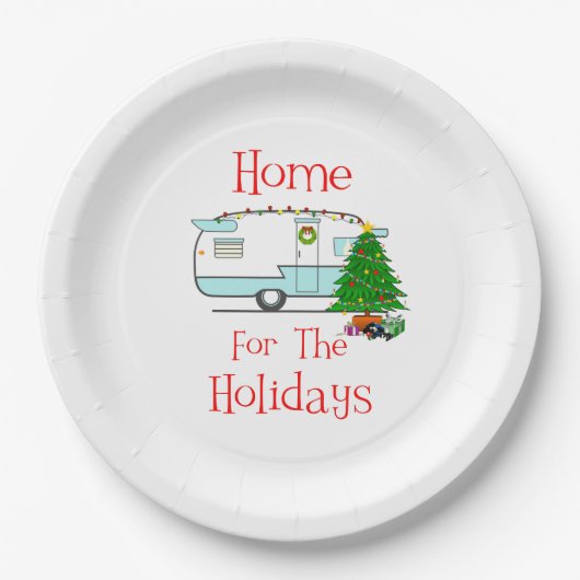 RV Home voor het Bord Feestdagen papier (Voorkant)