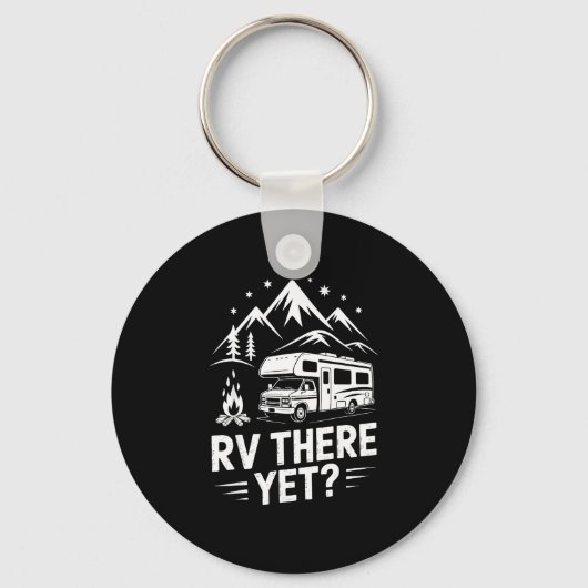 Rv kamperen camper rv daar nog weg trip sleutelhanger (Voorkant)