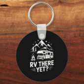 Rv kamperen camper rv daar nog weg trip sleutelhanger (Voorkant)
