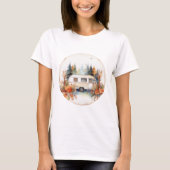 RV Kamperen in de Bossen, RV camper T-shirt (Voorkant)