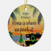 RV kerstcamera's in zonneklaar ornament van mijn k (Links)