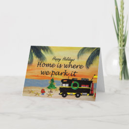 RV-kerstkaarten uit mijn kunst Kaart