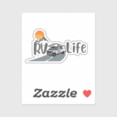 RV Levensduur op de weg Klasse C Sticker (Vel)