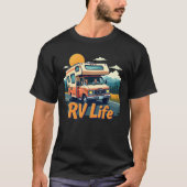 RV Life Mannen Avontuur Grafisch T-shirt (Voorkant)