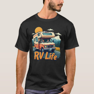 RV Life Mannen Avontuur Grafisch T-shirt