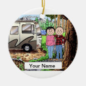 RV Lovers Keramisch Ornament (Voorkant)