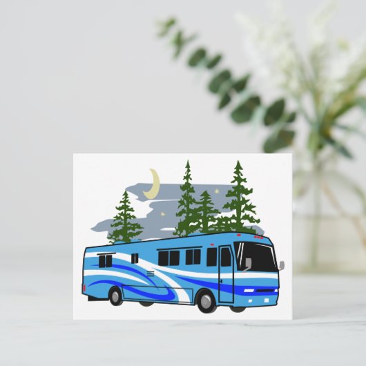 RV Motorhome Briefkaart (Staand voorkant)