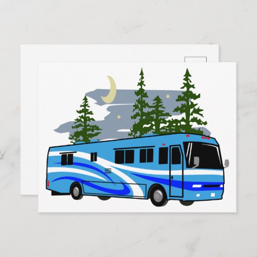 RV Motorhome Briefkaart (Voorkant / Achterkant)