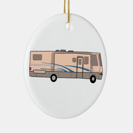 RV Motorhome Keramisch Ornament (Rechts)