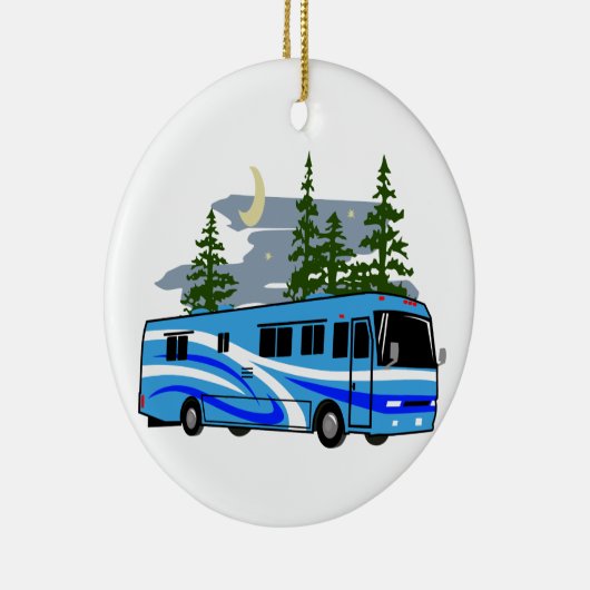 RV Motorhome Keramisch Ornament (Rechts)