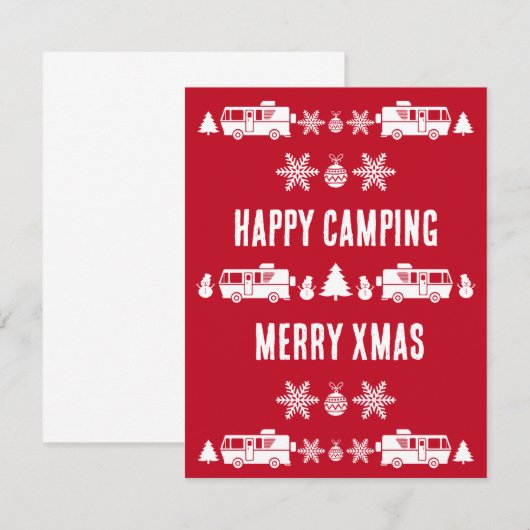 RV Motorhome Kerstdecoratie (Voorkant / Achterkant)