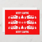 RV Motorhome Kerstdecoratie Feestdagenkaart (Voorkant / Achterkant)