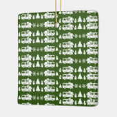 RV Motorhome Kerstdecoratie Keramisch Ornament (Links)