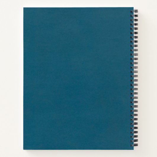 RV Motorhome-reisblad met retro Notitieboek (Achterkant)