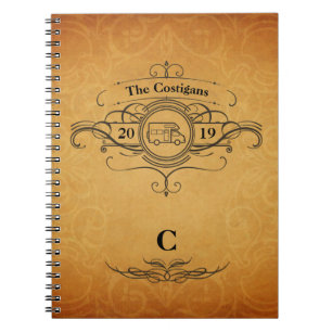 RV Motorhome-reisblad met  stijl Notitieboek